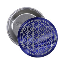 Blume von Live/von Silber Anstecknadelbuttons