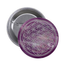 Blume von Live/von Silber Buttons
