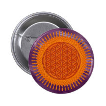 Blume von Live/von sonnigem Entwurf Buttons