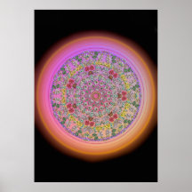 BlumeMandala - Resizable Plakat