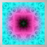 Blumen-abstrakter Druck Plakat
