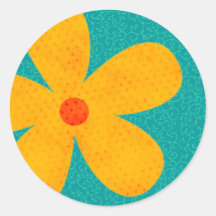 Blumen-Aufkleber