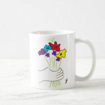 Blumen-Becher tassen