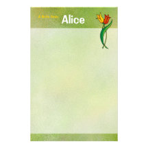 Blumen-Briefpapier Druckpapier