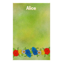 Blumen-Briefpapier Individuelle Büropapiere