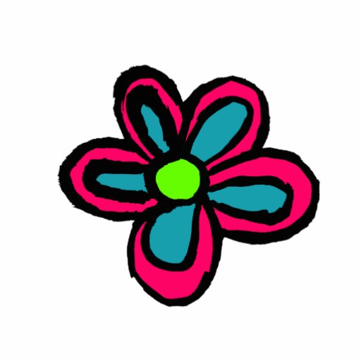 Blumen-Cartoon Photo Skulpturen
