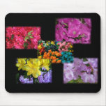 Blumen-Collage Mousepad