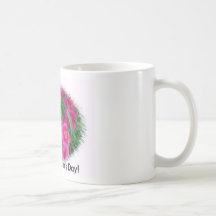 Blumen, der glückliche Tag der Mutter! Tee Tasse