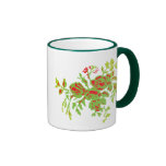 Blumen-Entwurf Kaffee Haferl