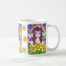 Blumen-feenhafter Kaffee-Tee-Becher durch Ann Howa Tassen