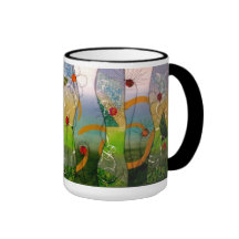 Blumen-Garten Kaffee Tasse