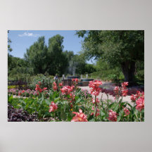 Blumen in der Wiese Poster