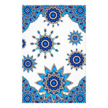 Blumen Mandala Motiv Büropapier