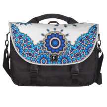 Blumen Mandala Motiv Laptoptasche