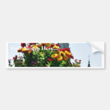 Blumen-Pflanzer-Hauben-Türme Autosticker