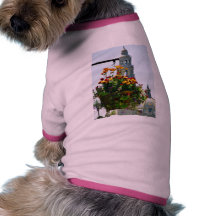 Blumen-Pflanzer-Hauben-Türme Haustiershirts