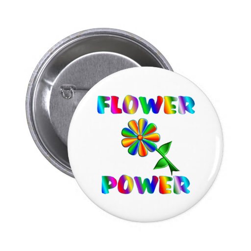 Blumen-Power Buttons