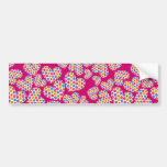 Blumen-Power-Herzen Autosticker