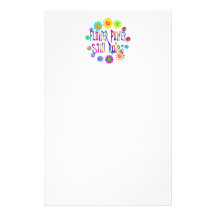 Blumen-Power-Regeln Druckpapier