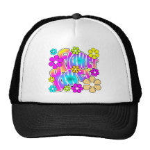 Blumen-Power Trucker Mützen