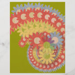 Blumen-Power Vintag Flyer