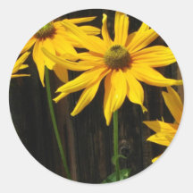 Blumen-Sonnenaufgang-Aufkleber