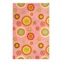 Blumen und Kreise Druckpapier