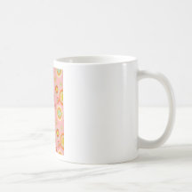 Blumen und Kreise Kaffeehaferl