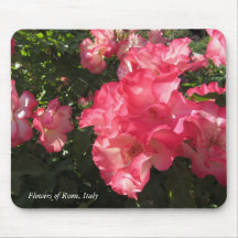 Blumen von Rom, Italien Mousepads