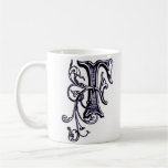 Blumenbecher des monogramm-"F" - Kaffee Tassen