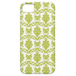 BlumenBlumenmuster der grünen Blumen des Damastes  iPhone 5 Schutzhülle