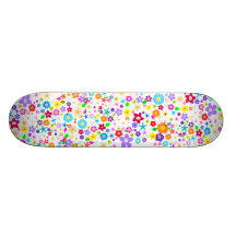 BlumenBlumenmuster MädchenSkateboard Skateboard Deck