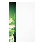 Blumenbriefpapier der mode-7 personalisierte büropapiere