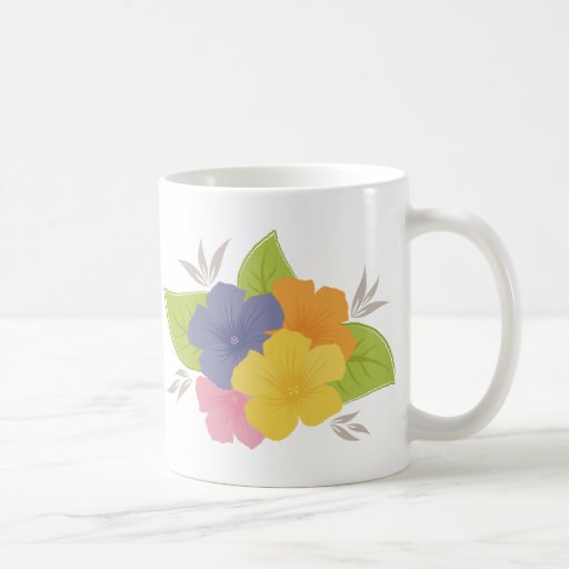 Blumendekor Tasse