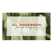 Blumendesigner-Visitenkarten