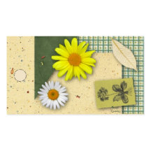 Blumeneinklebebuch-Fall-Umbau Visitenkarten Vorlagen