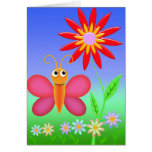 Blumeneinladungskarte