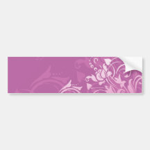 Blumenentwurf des hübschen rosa Strudels Autosticker