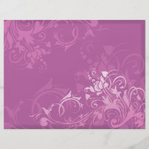 Blumenentwurf des hübschen rosa Strudels Flyer