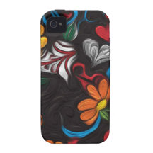 Blumengrafik Case-Mate iPhone 4 Cover
