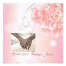 Blumenjahrestag der modernen rosa Vintagen Pfingst Photo Druck