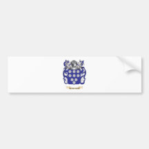 Blumenkopf Wappen (Familienwappen) Auto Aufkleber