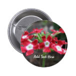 Blumenmitteilungs-Knopf Button