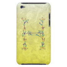 BLUMENmonogramm H Barely There iPod Case