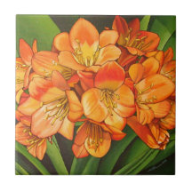 Blumenorangen Kachel