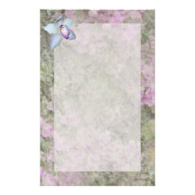 Blumenorchideen-Briefpapier Personalisiertes Druckpapier