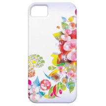 Blumenphantasie iphone Abdeckung iPhone 5 Schutzhüllen