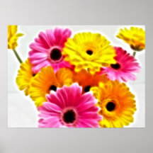 Blumenplakat