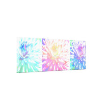 BlumenPopart Leinwand Gespannter Galeriedruck