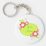 Blumenrahmen - Keychain Schlüsselband